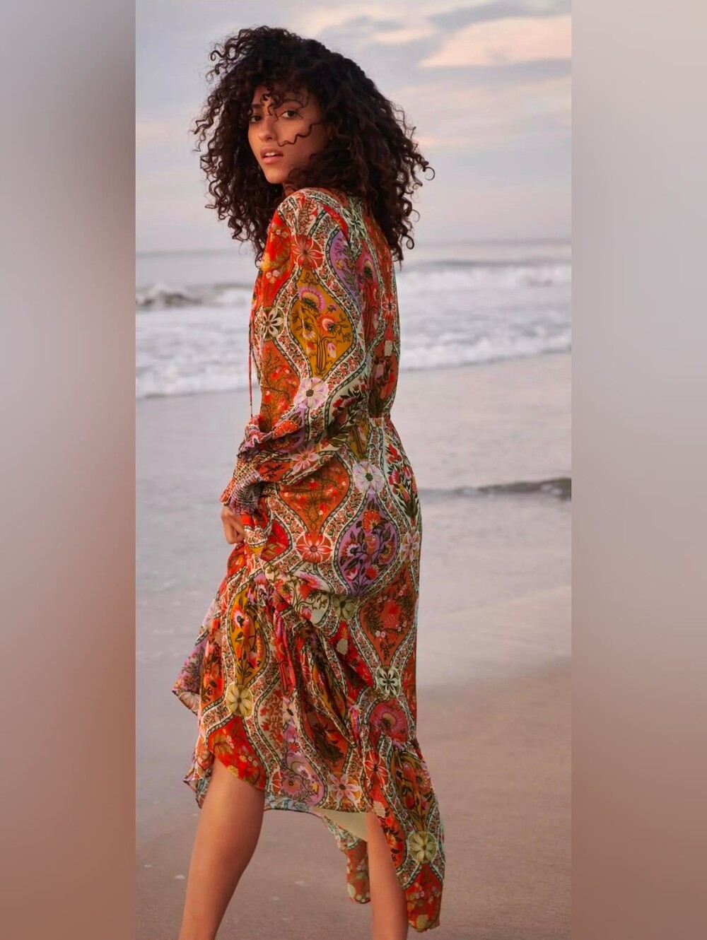 Farm Rio Mosaic Maxi Dress Size Large